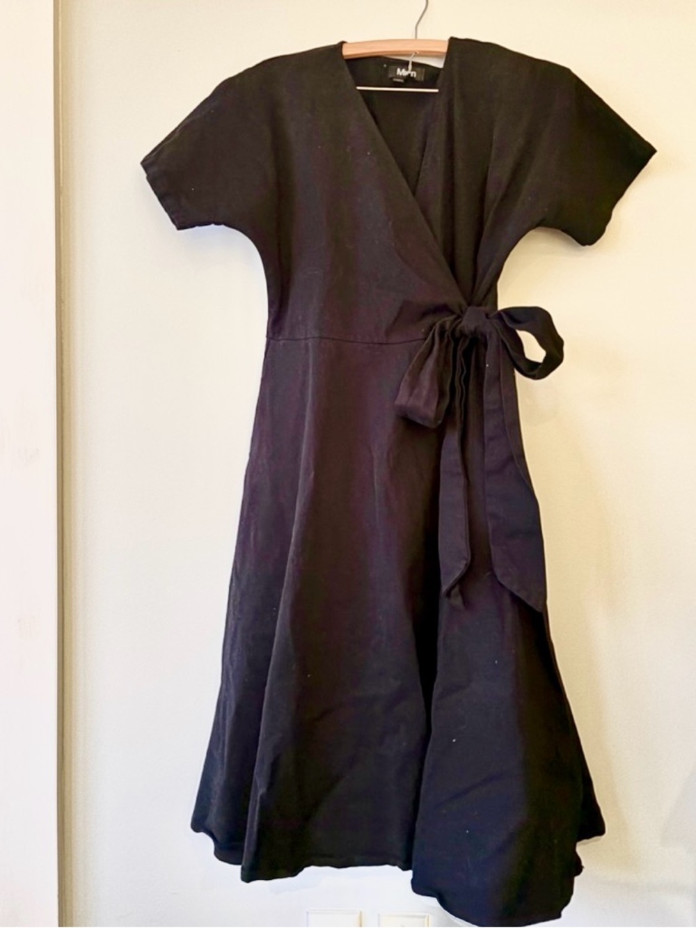 Mien Studio Black Wrap Dress